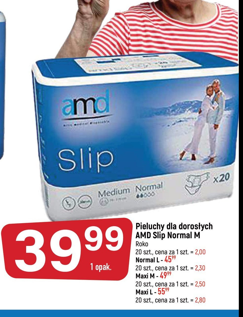 Pieluchy dla doros艂ych l AMD SLIP promocja