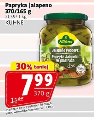 Papryka jalapeno KUHNE promocja w Prim Market