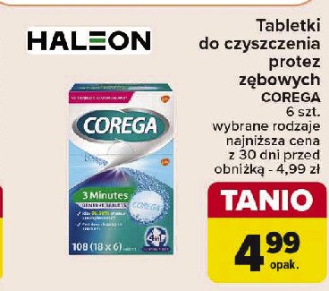 Tabletki do czyszczenia protez Corega promocja