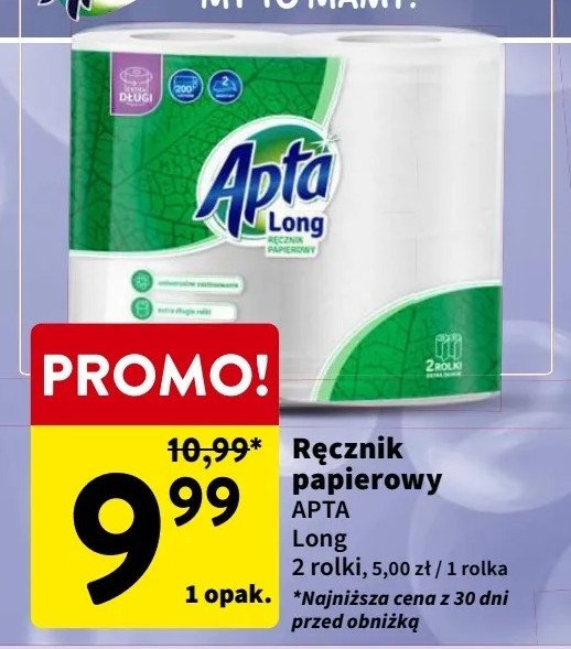 Ręcznik kuchenny extra long Apta promocja