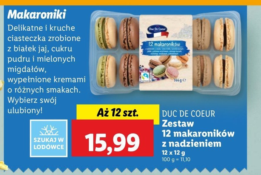 Makaroniki Duc de coeur promocja