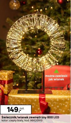 Świecznik/wianek zewnętrzny 800 LED promocja w Leroy Merlin
