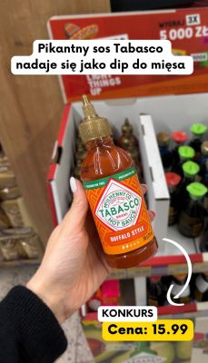 Sos pikantny Tabasco promocja w Kaufland