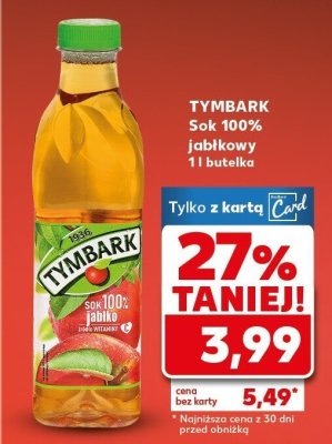 Sok jabłkowy 100%  promocja w Kaufland