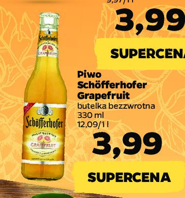 Piwo Schofferhofer grapefruit promocja