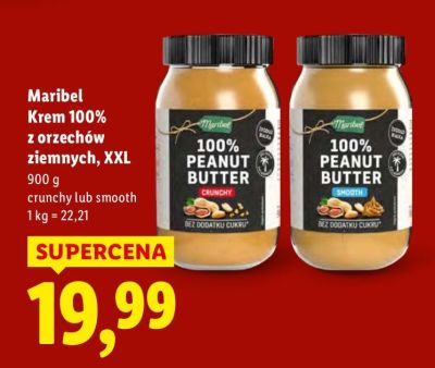 Krem 100% z orzechów ziemnych XXL smooth promocja w Lidl