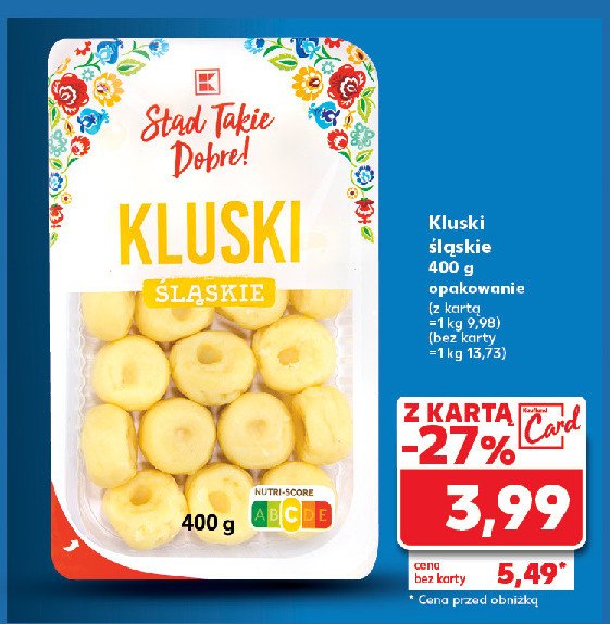 Kluski śląskie K-classic promocja