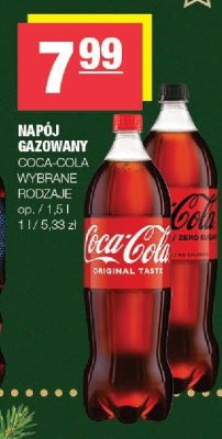 Napój gazowany Coca-Cola wybrane rodzaje promocja w SPAR
