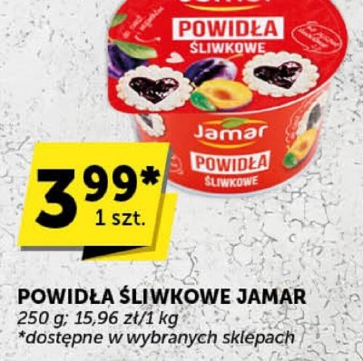 Powidła śliwkowe Jamar promocja w Euro Sklep