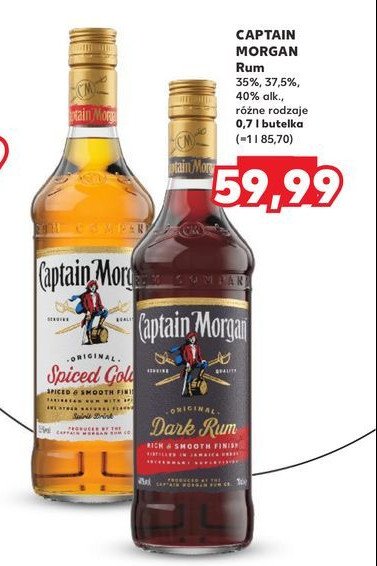 Rum Captain morgan spiced gold promocja