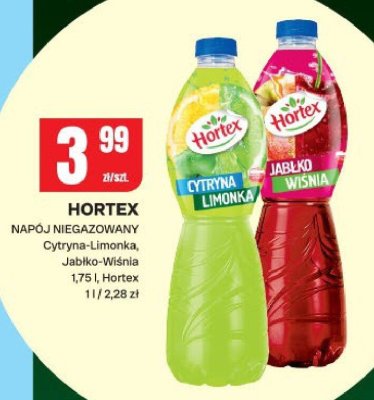 Napój Hortex Cytryna-Limonka, Jabłko-Wiśnia promocja w Chorten