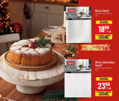 Obrus żakardowy Vavio promocja w POLOmarket