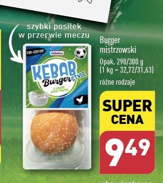 Burger mistrzowski kebab promocja