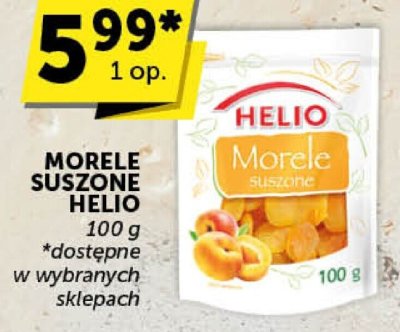 Morele suszone Helio promocja w Euro Sklep