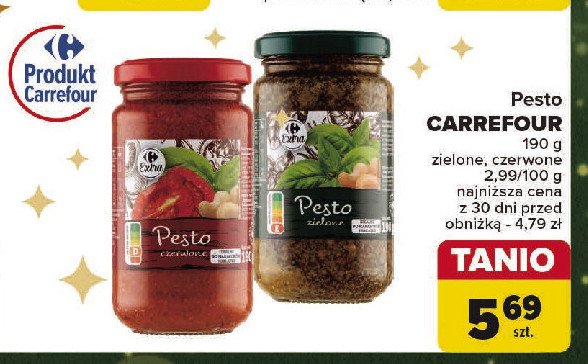 Pesto czerwone Carrefour extra promocja