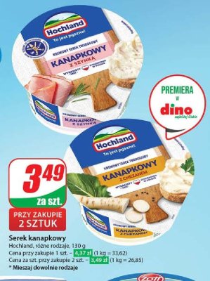 Serek z szynk膮 Hochland kanapkowy promocja
