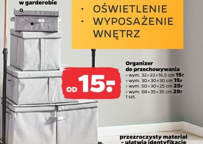 Organizer do przechowywania 32×22×16.5 cm promocja w Netto