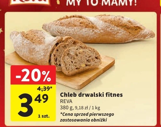 Chleb drwalski fitness Reva promocja