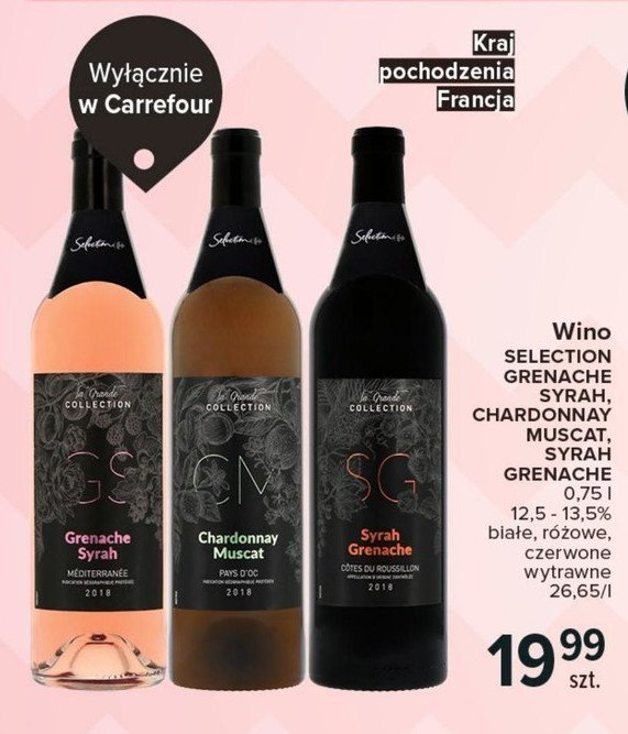 Wino La grande collection chardonnay muscat promocja