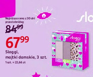 Majtki damskie SLOGGI promocja w Rossmann