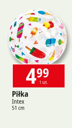 Piłka plażowa śr. 51 cm Intex promocja