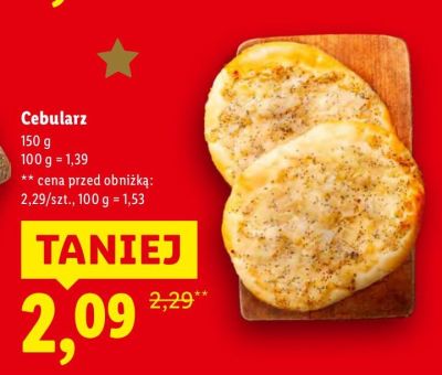 Cebularz promocja w Lidl