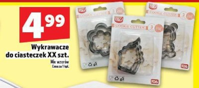 Wykrawacze do ciasteczek XX szt. promocja w TOPAZ