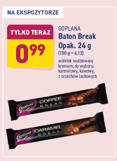 Baton hazelnut break Goplana promocja