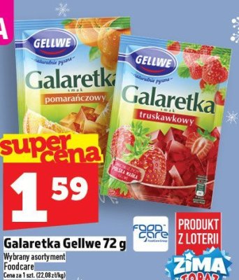 Galaretka Gellwe pomarańczowa 72 g promocja w TOPAZ