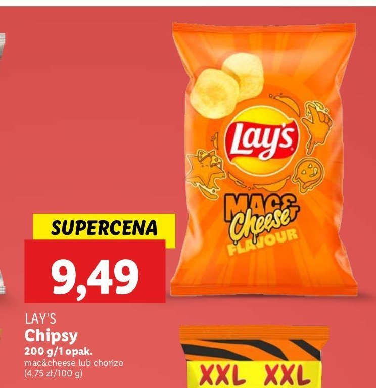 Chipsy mac chesse Lay's promocja