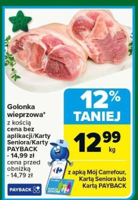 Golonka wieprzowa z kością promocja w Carrefour Market