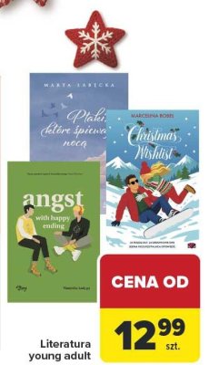 Książka literatura young adult (różne tytuły) promocja w Carrefour