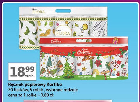 Ręcznik papierowy flora Kartika promocja