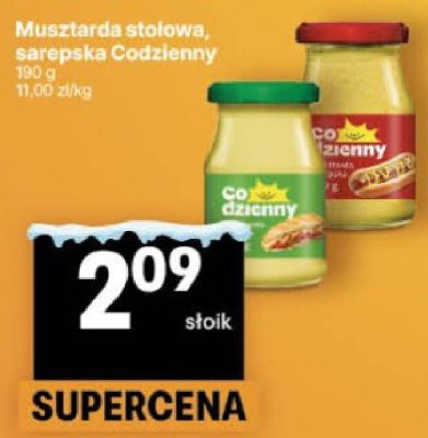 Musztarda stołowa, sarepska Codzienny promocja w Delikatesy Centrum