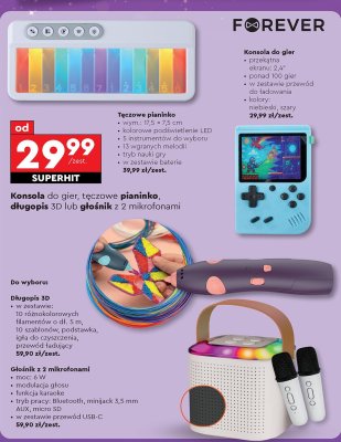 Konsola do gier Forever promocja w Biedronka