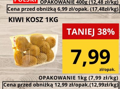 Kiwi kosz promocja w Supeco