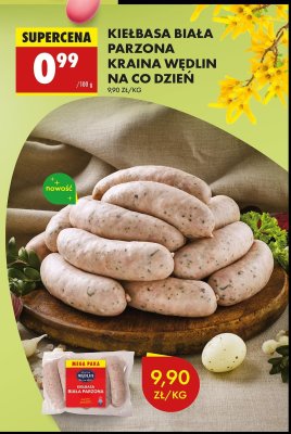 Kiełbasa biała Kraina wędlin promocja