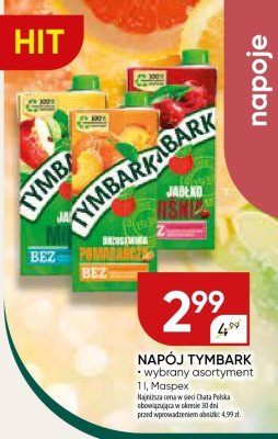 Napój Tymbark Maspex promocja w Chata Polska