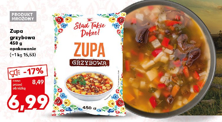 Zupa grzybowa K-classic promocja