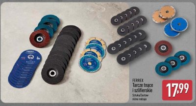 Tarcze tnące i szlifierskie FERREX promocja w Aldi