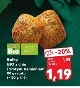 Bułka bio z chia i złotym siemieniem promocja