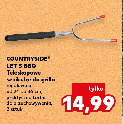 Szpikulce teleskopowe do grilla K-classic let's bbq promocja w Kaufland
