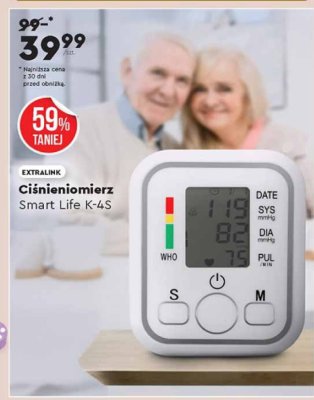 Ciśnieniomierz Smart Life K-4S promocja w Biedronka