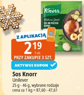 Sos Knorr Unilever promocja w Leclerc