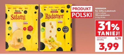 Ser żółty w plastrach promocja w Kaufland