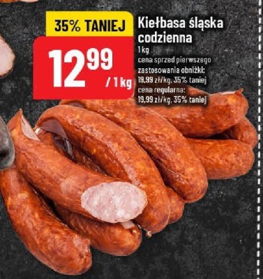 Kiełbasa śląska codzienna promocja w POLOmarket