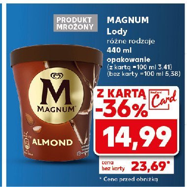 Lody almond Algida magnum promocja