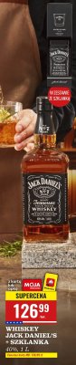 Whiskey Jack Daniel's 40% 1 l + Szklanka promocja w Biedronka