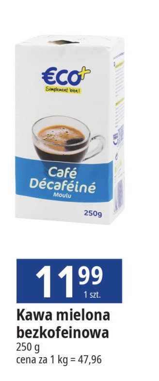 Kawa decafeine Eco+ promocja