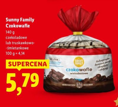 Czokowafle 140 g truskawkowo-śmietankowe promocja w Lidl